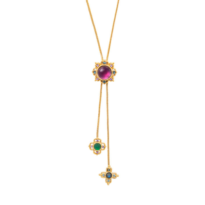 Contessa Bolero Necklace, 24" Multi