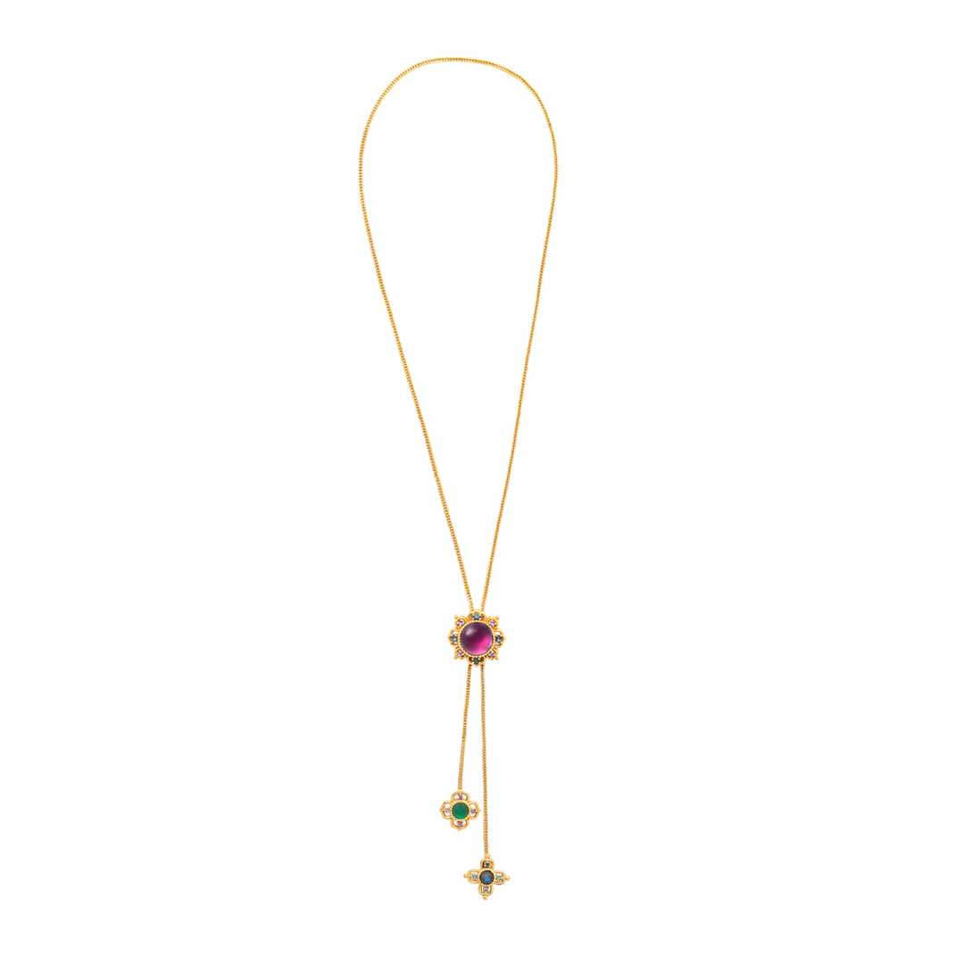 Contessa Bolero Necklace, 24" Multi