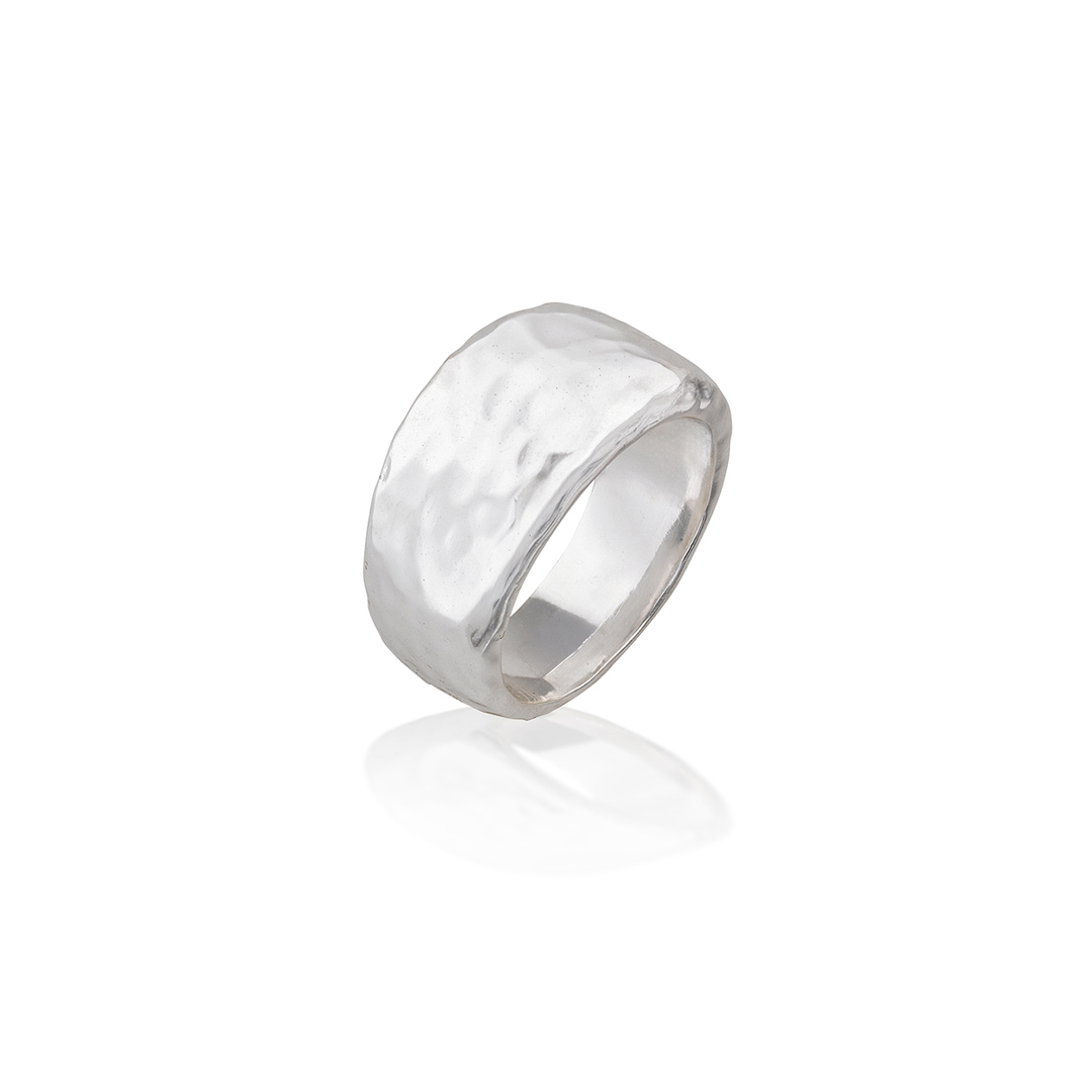 Cleopatra Ring Band, Silver