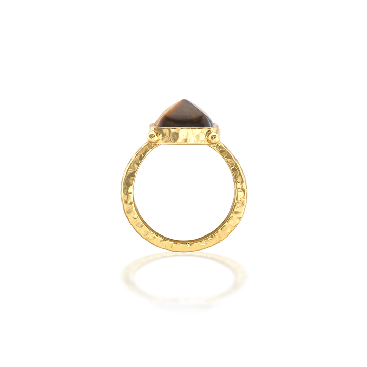 Mystic Eye Gem Ring, Tiger's Eye