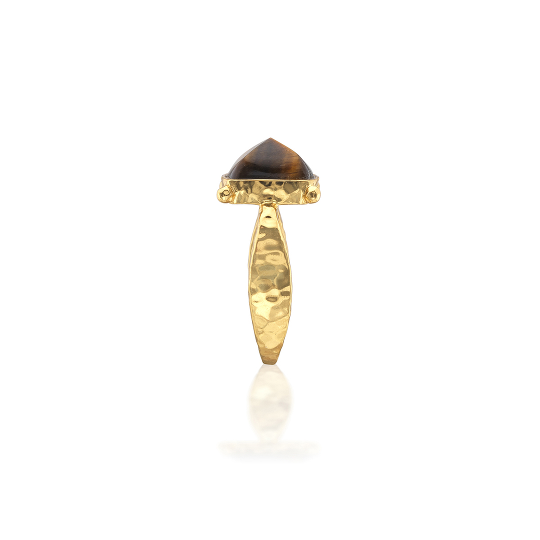 Mystic Eye Gem Ring, Tiger's Eye