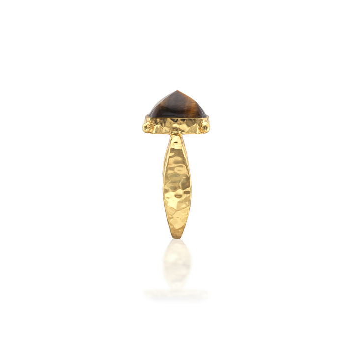 Mystic Eye Gem Ring, Tiger's Eye