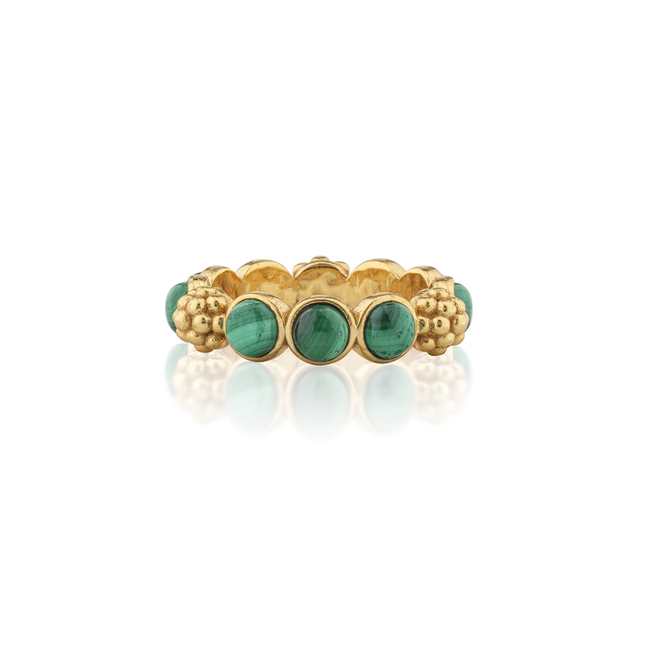 Berry Gem Ring, Malachite