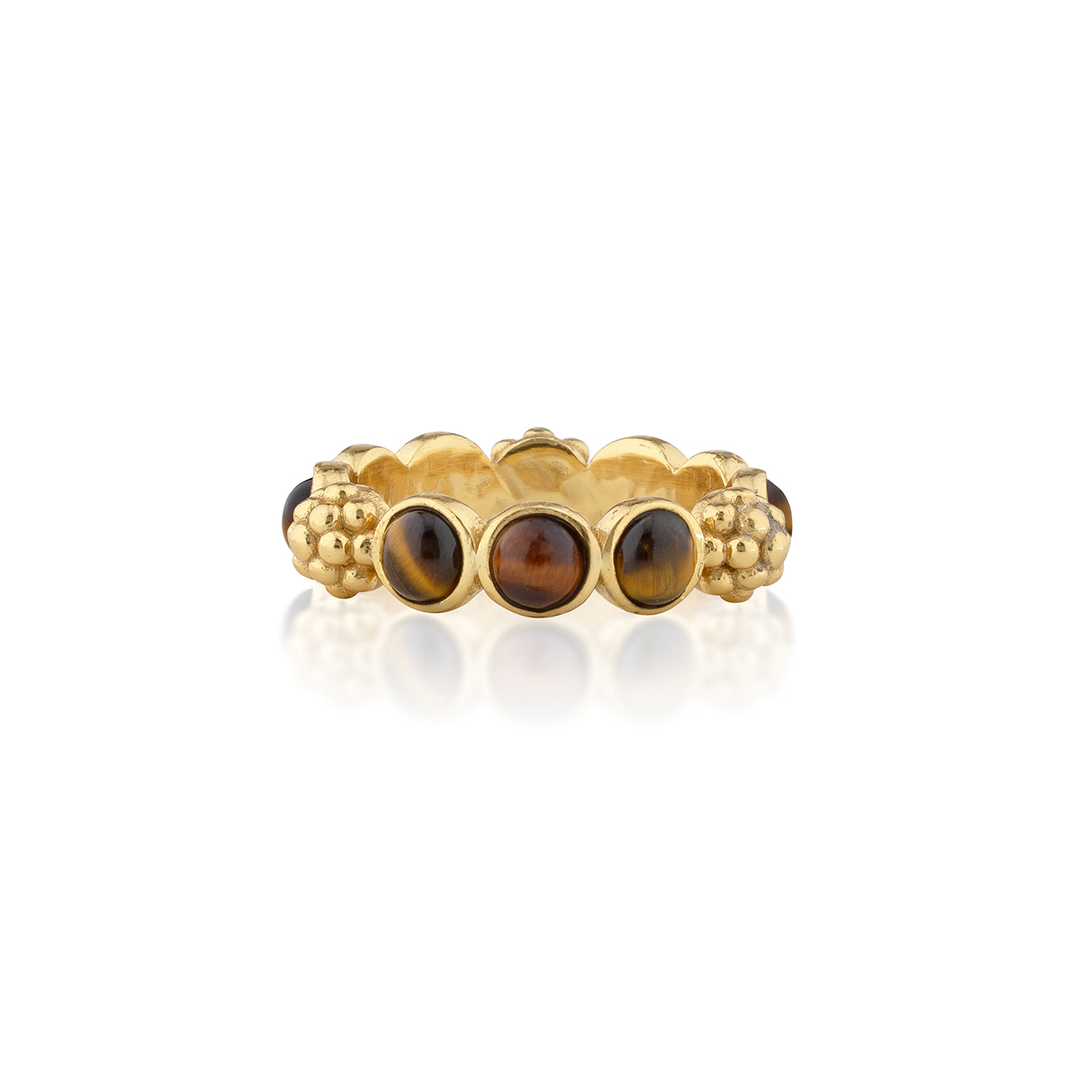 Berry Gem Ring, Tiger's Eye