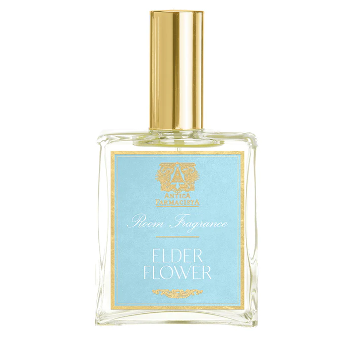 antica farmacista elder flower room fragrance gold and blue label spray