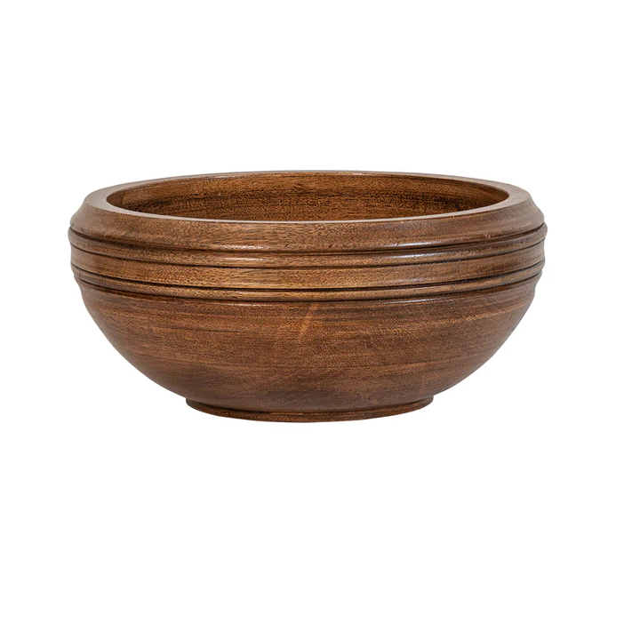 Decorative wooden bowl