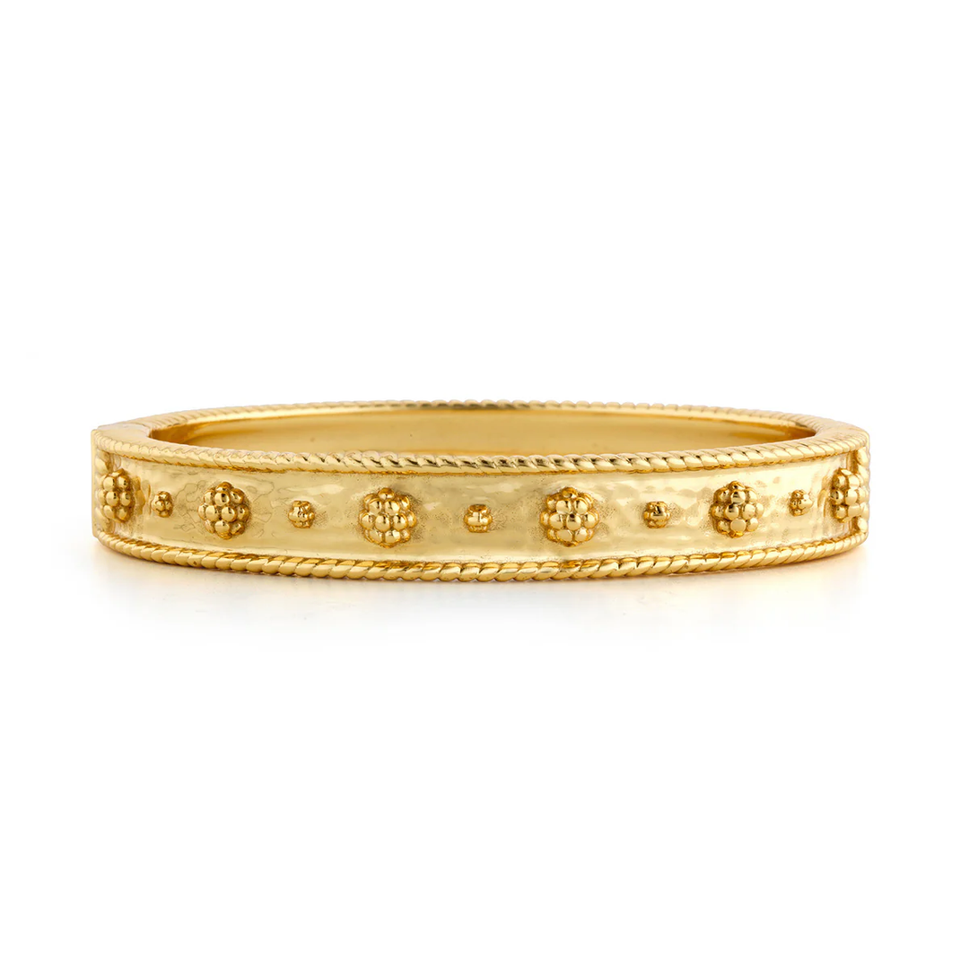 Gold Berry and Thread bangle 