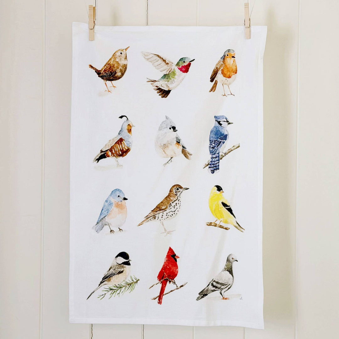 Birds Cotton Tea Towel
