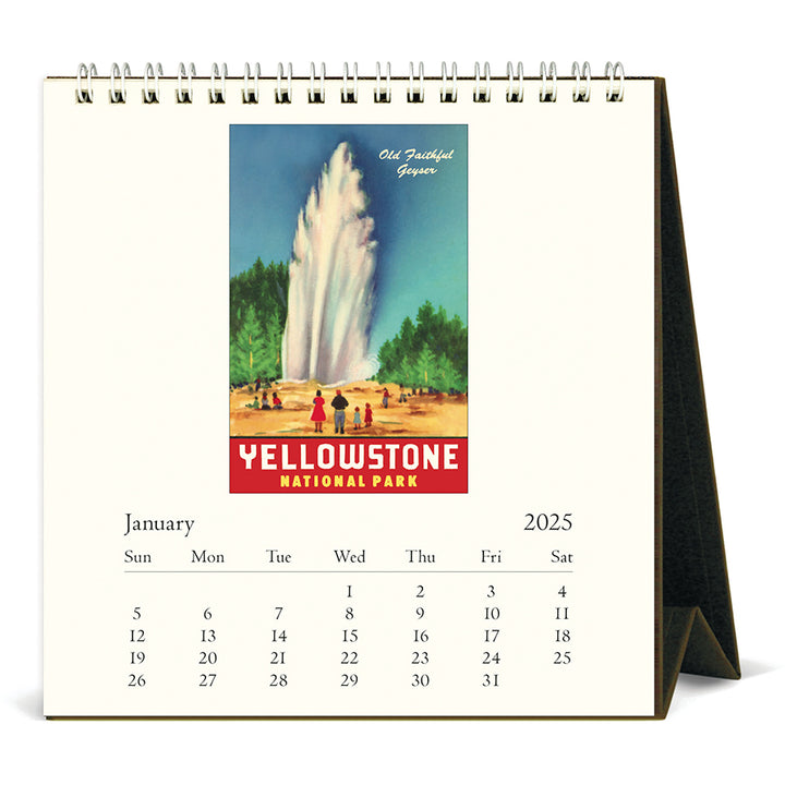 National Parks 2025 Desk Calendar