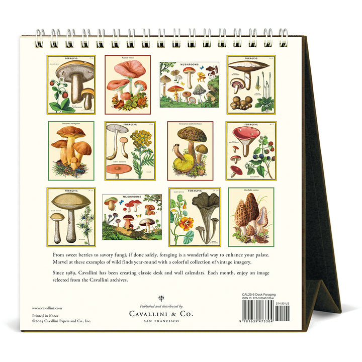 Foraging 2025 Desk Calendar