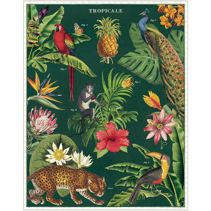 cavallini and co tropicale puzzle completed