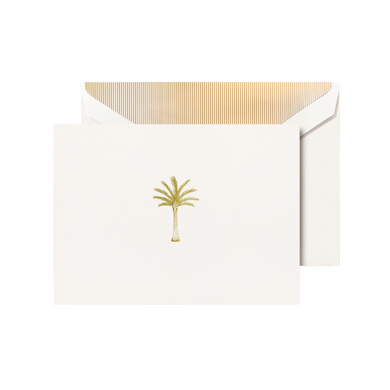 Crane & Co. Engraved Palm Tree Notes