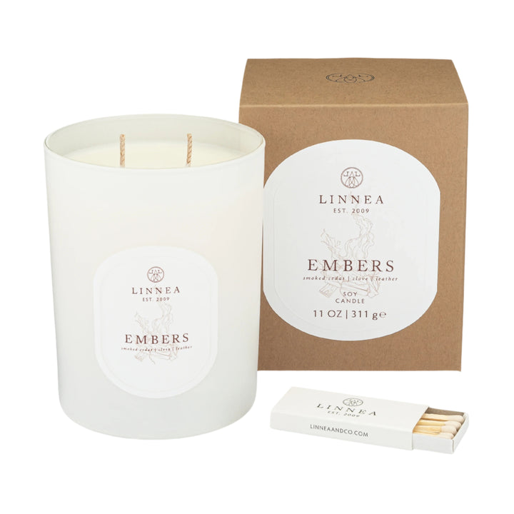 Linnea & Co. Embers 2-Wick Candle