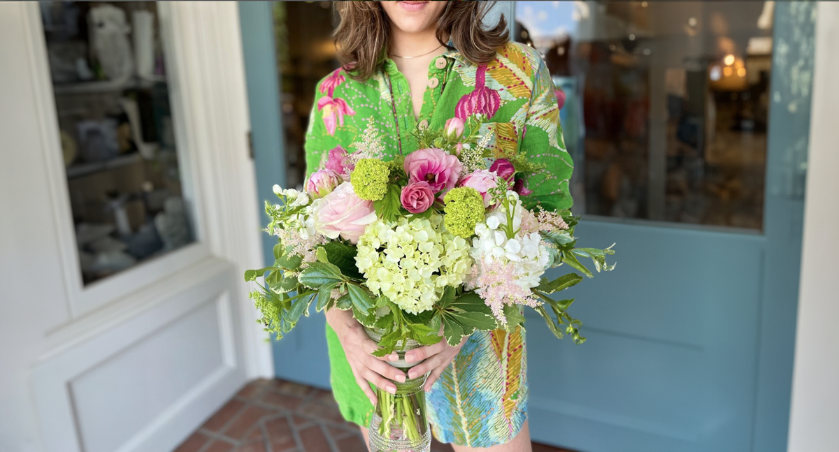 Charleston street designer flower arrangements with hydrangeas peonies and anemones local delivery to augusta