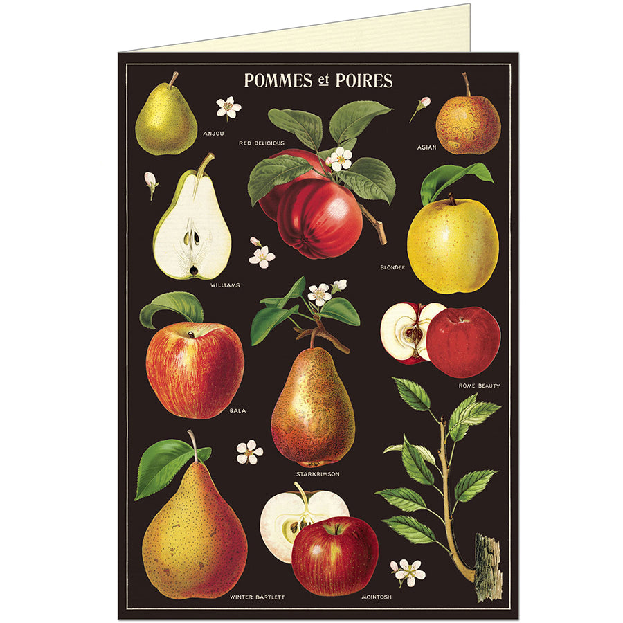 Apples & Pears Greeting Card