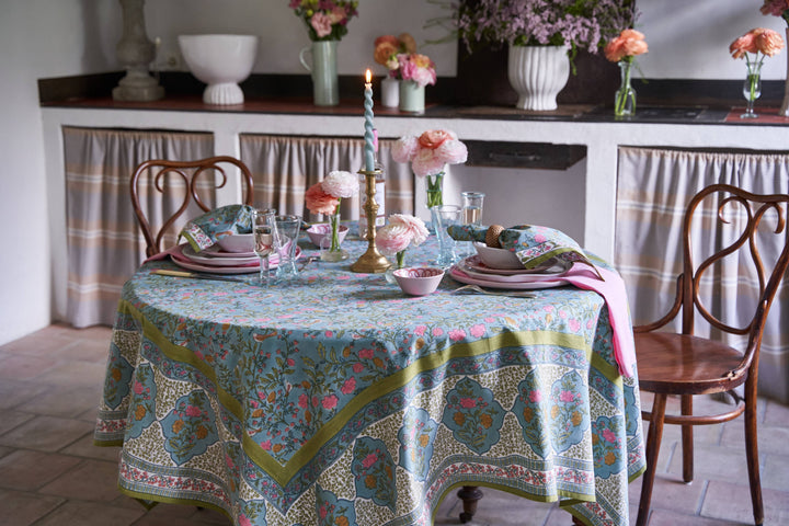 Giverny Multicolor Tablecloth