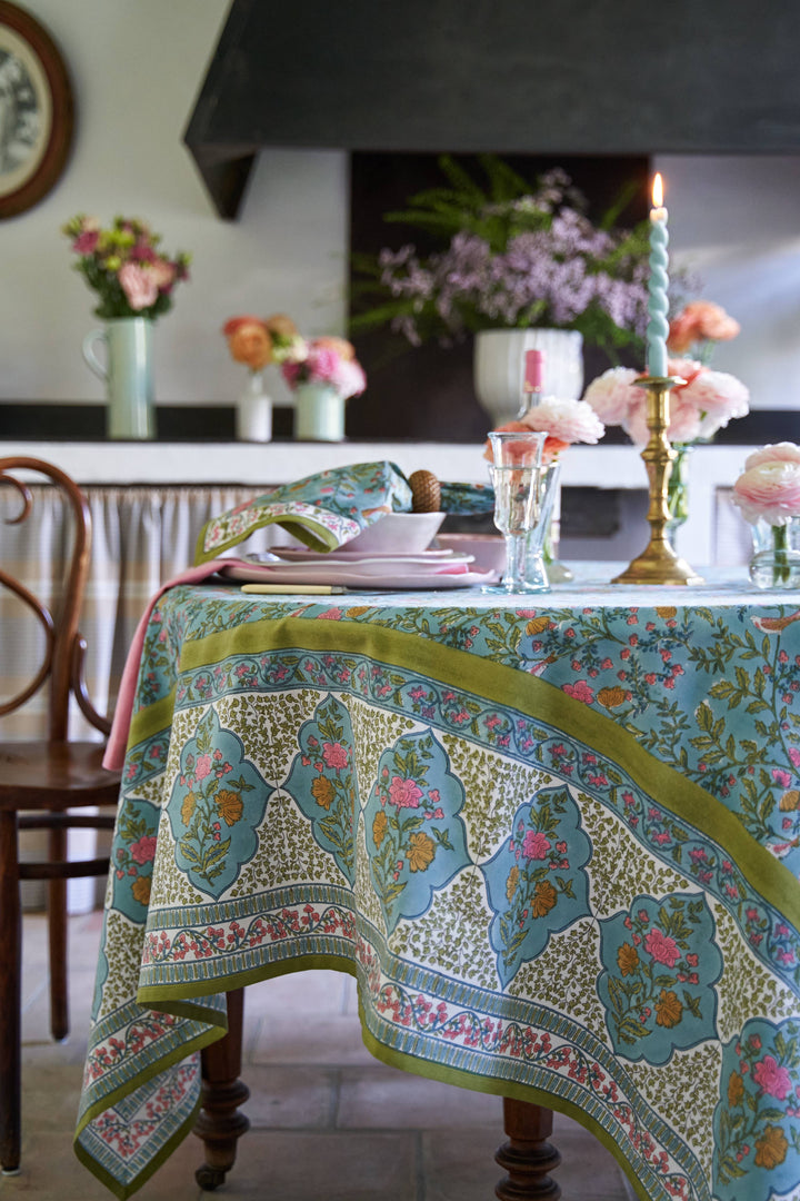 Giverny Multicolor Tablecloth