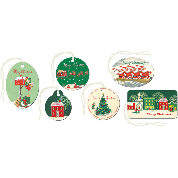 Vintage Merry Christmas Gift Tags