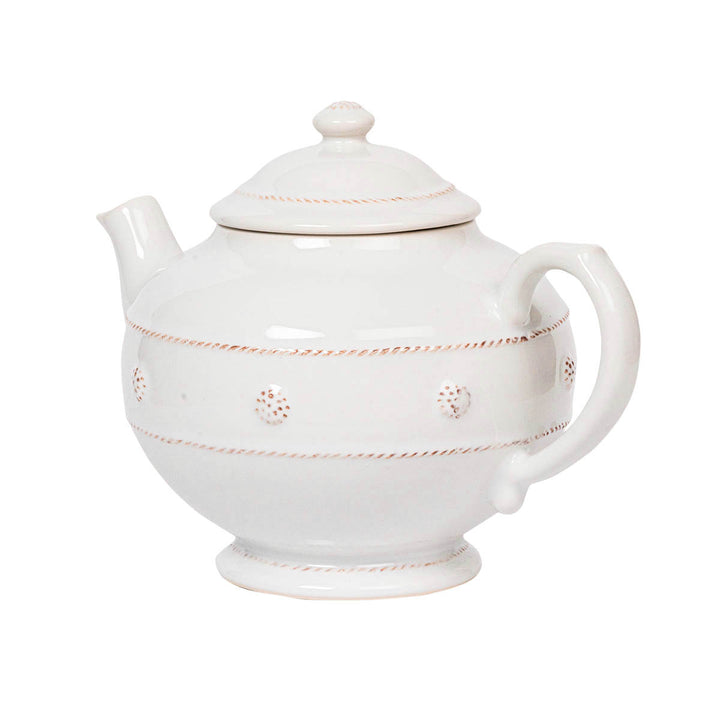 Juliska berry and thread whitewash teapot