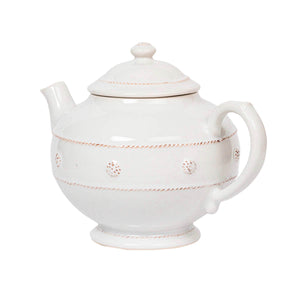 Juliska berry and thread whitewash teapot