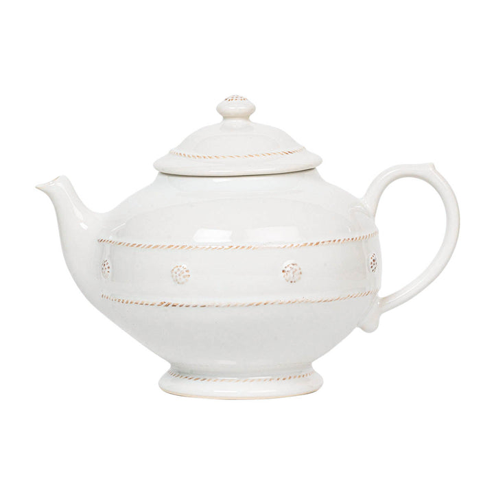 Juliska berry and thread whitewash teapot