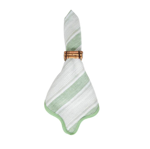 Juliska Cabana Stripe Seagrass Napkin Set/4