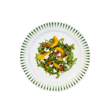 Load image into Gallery viewer, Juliska Sitio Stripe basil dessert salad plate
