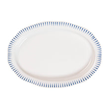 Load image into Gallery viewer, Juliska Sitio Stripe Delft Blue Platter
