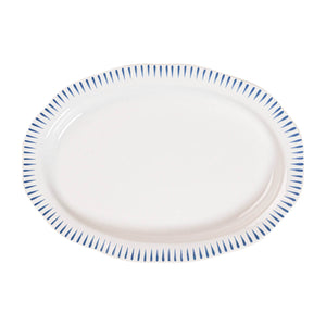 Juliska Sitio Stripe Delft Blue Platter