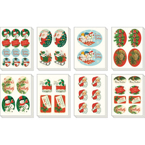 Christmas Stickers Tin