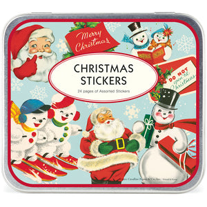 Christmas Stickers Tin