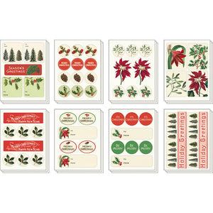 Christmas Botanica Stickers Tin