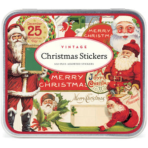 Holiday Stickers Tin