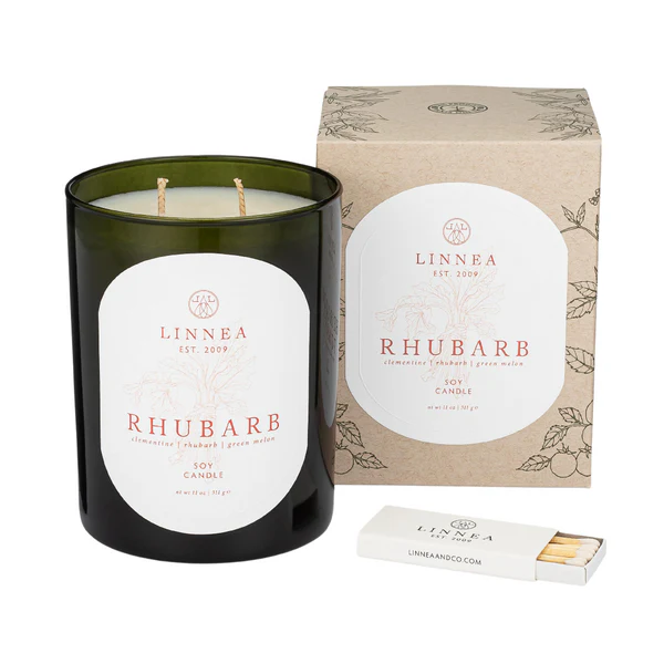 linnea rhubardb candle