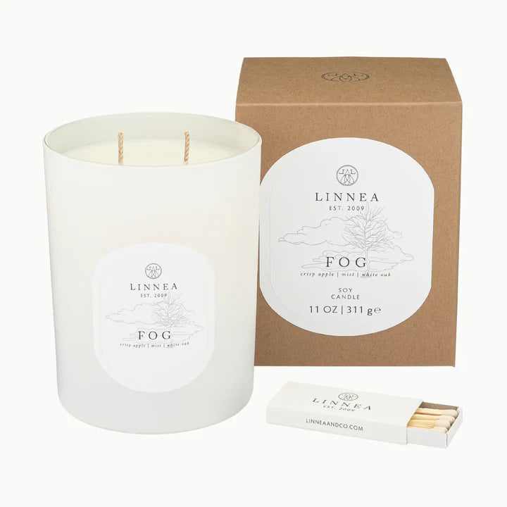 Linnea & Co. Fog 2-Wick Candle