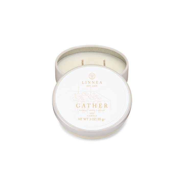 Linnea & Co. Gather Petite 2-Wick Candle