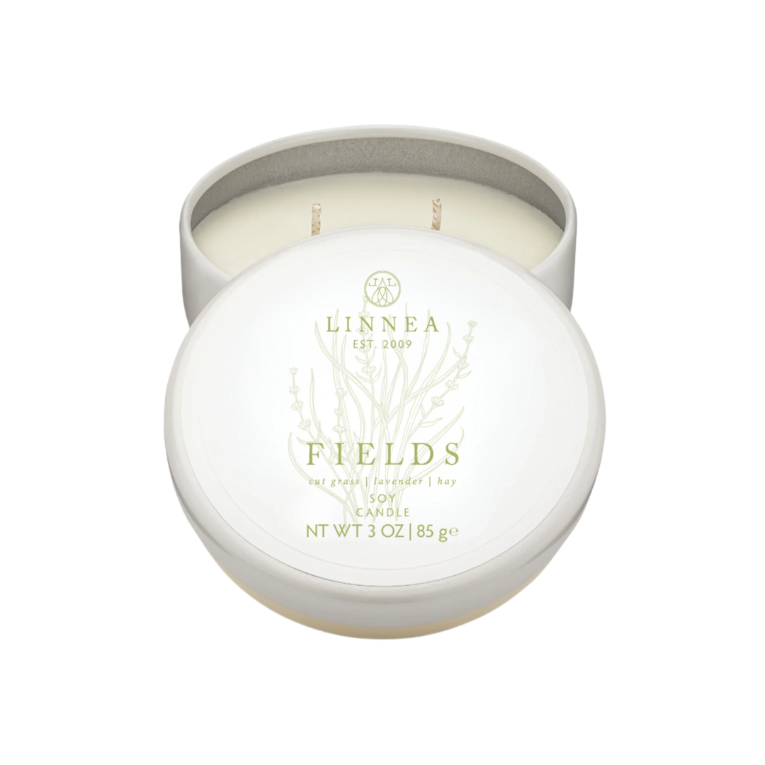 Linnea Fields Candle travel tin with lid 