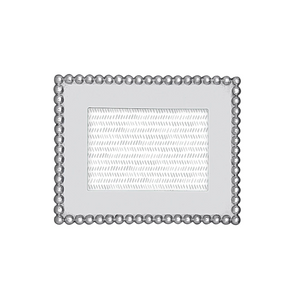 Silver pearled edge picture frame by Mariposa 4 by 6