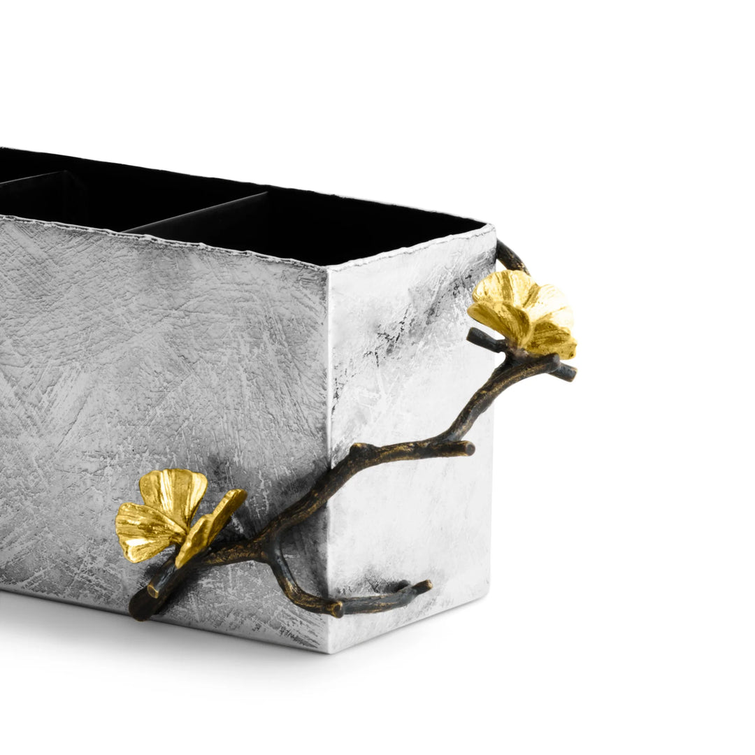 Michael Aram Butterfly Ginkgo Cutlery Caddy - Triple