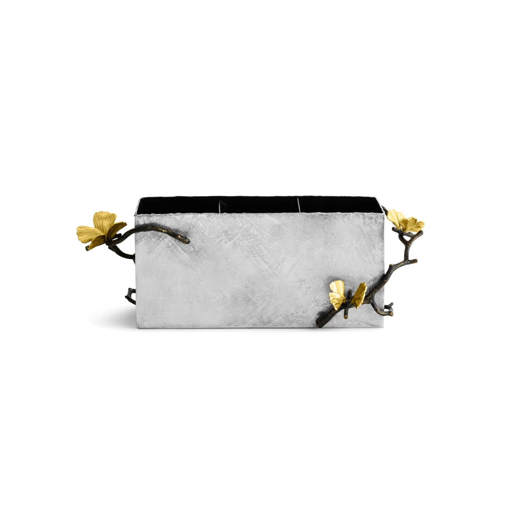 Michael Aram Butterfly Ginkgo Cutlery Caddy - Triple