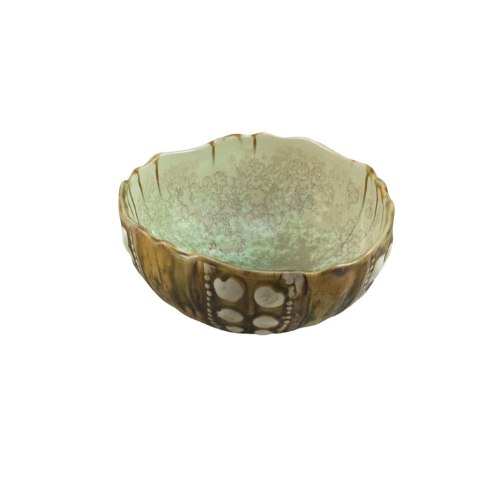 Ae Ceramics Sea Urchin Series Small Bowl in Mint & Tortoise