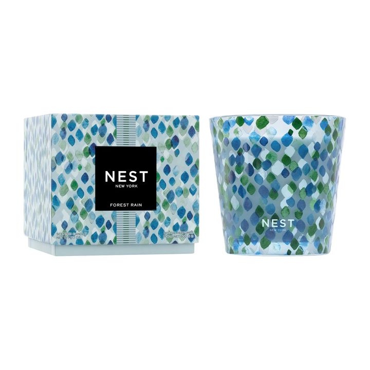 Nest Forest Rain Decorative 3-Wick Candle