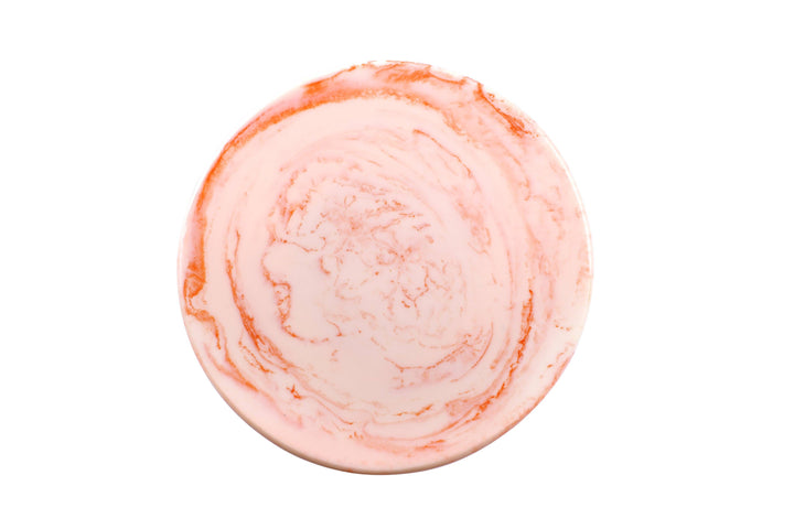 Pink Scallop Resin Cake Stand