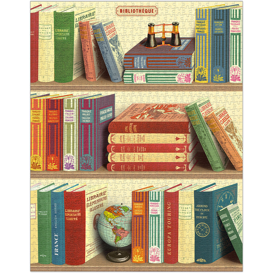 Library Books 1000 Piece Puzzle