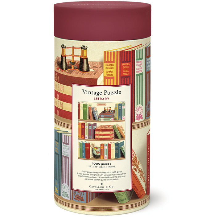 Library Books 1000 Piece Puzzle