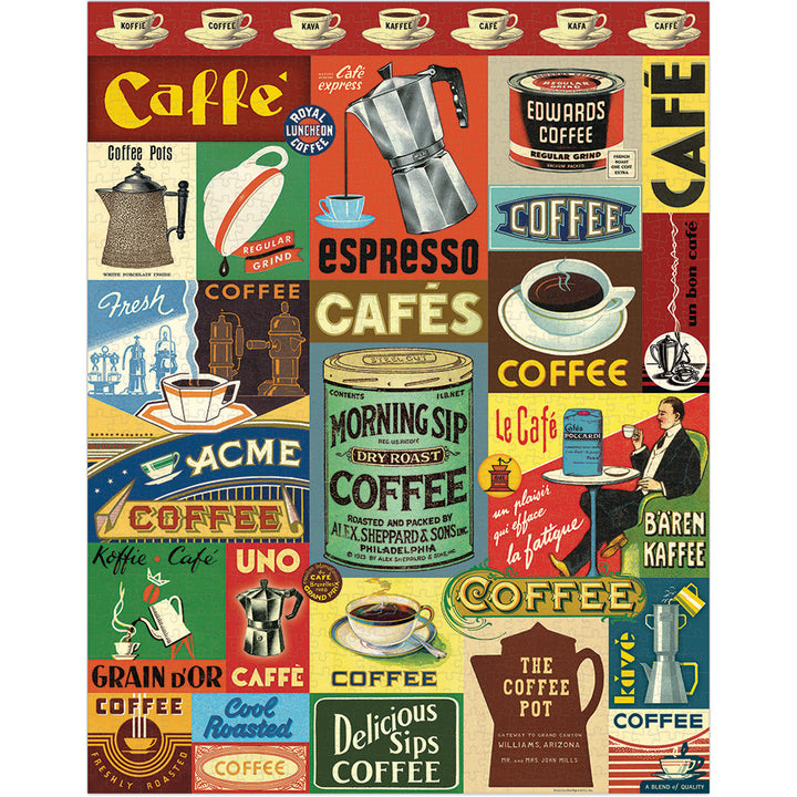 Coffee 1000 Piece Puzzle