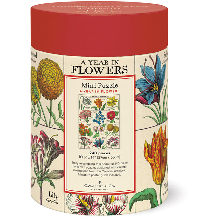 A Year in Flowers Mini Puzzle