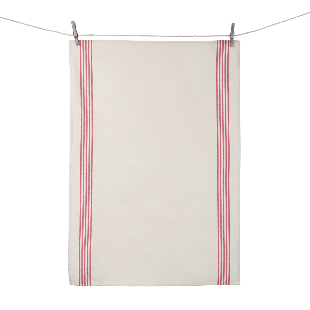 TISSAGE DE L'OUEST Renzo Red Dish Towel