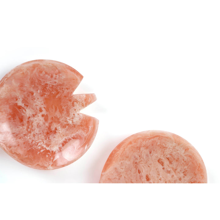Pink Resin Salad Servers