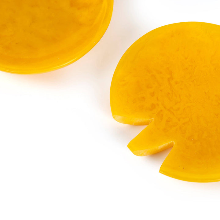 Mustard Resin Salad Servers